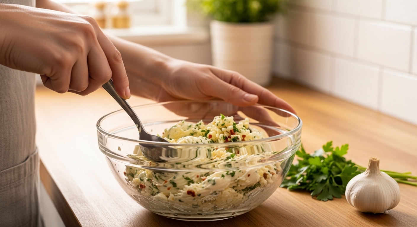 cowboy butter recipe Mixing Process