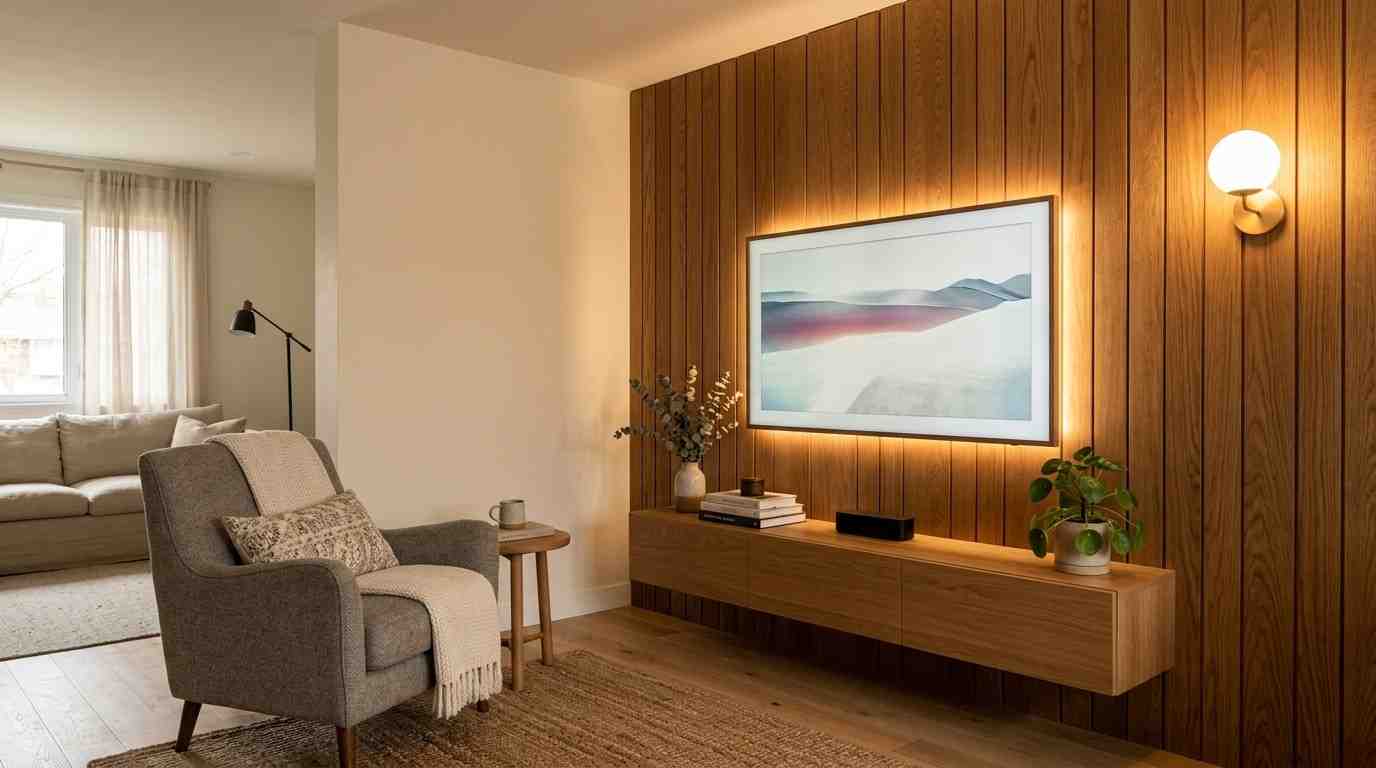  small tv living room ideas​Create a Feature Wall