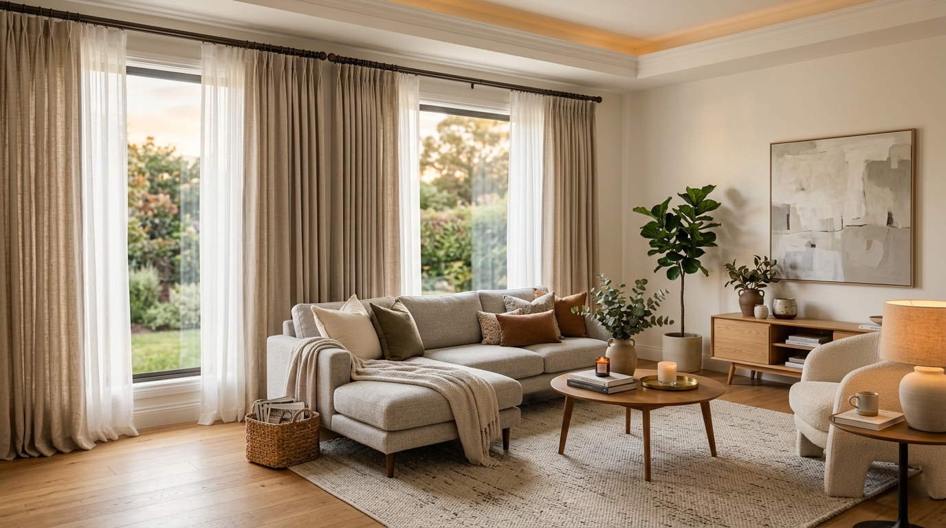 Living Room Curtains Ideas