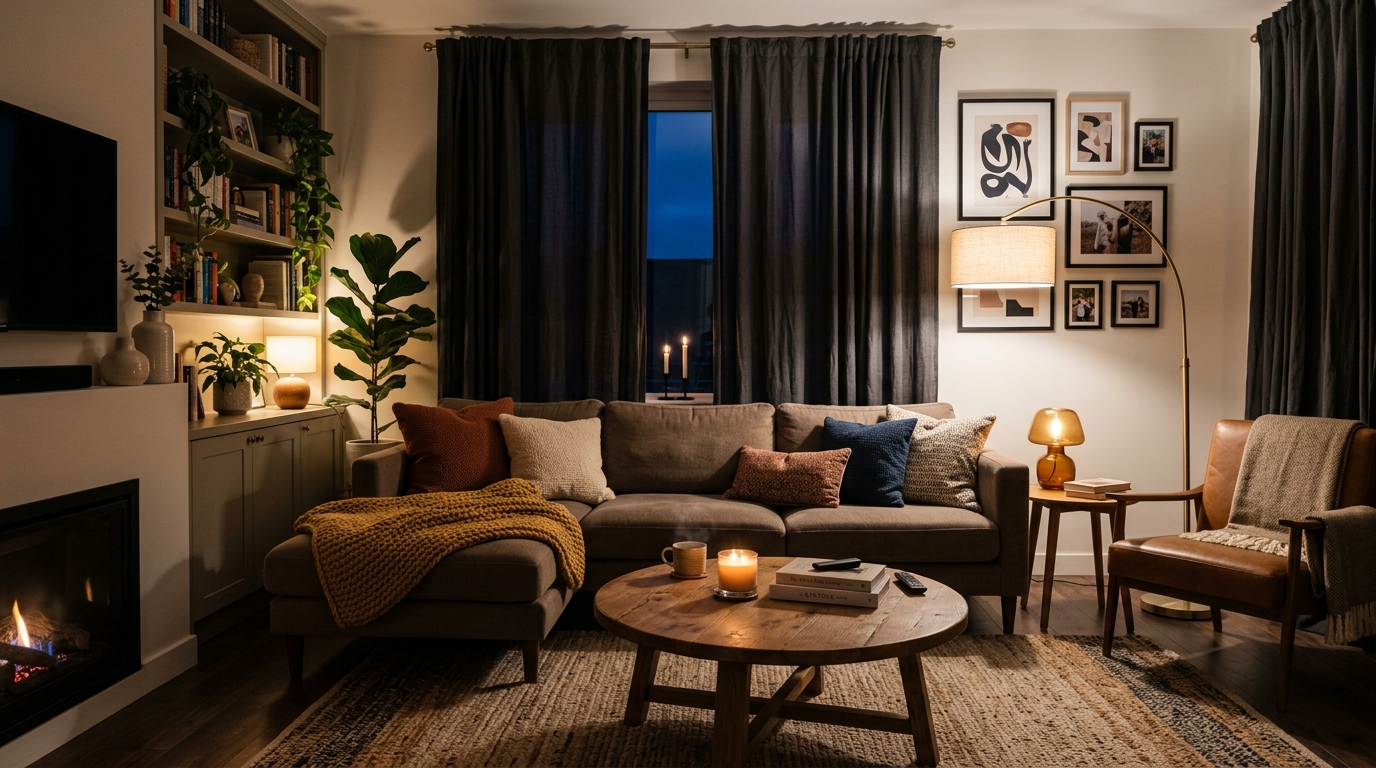 Living Room Curtains Ideas