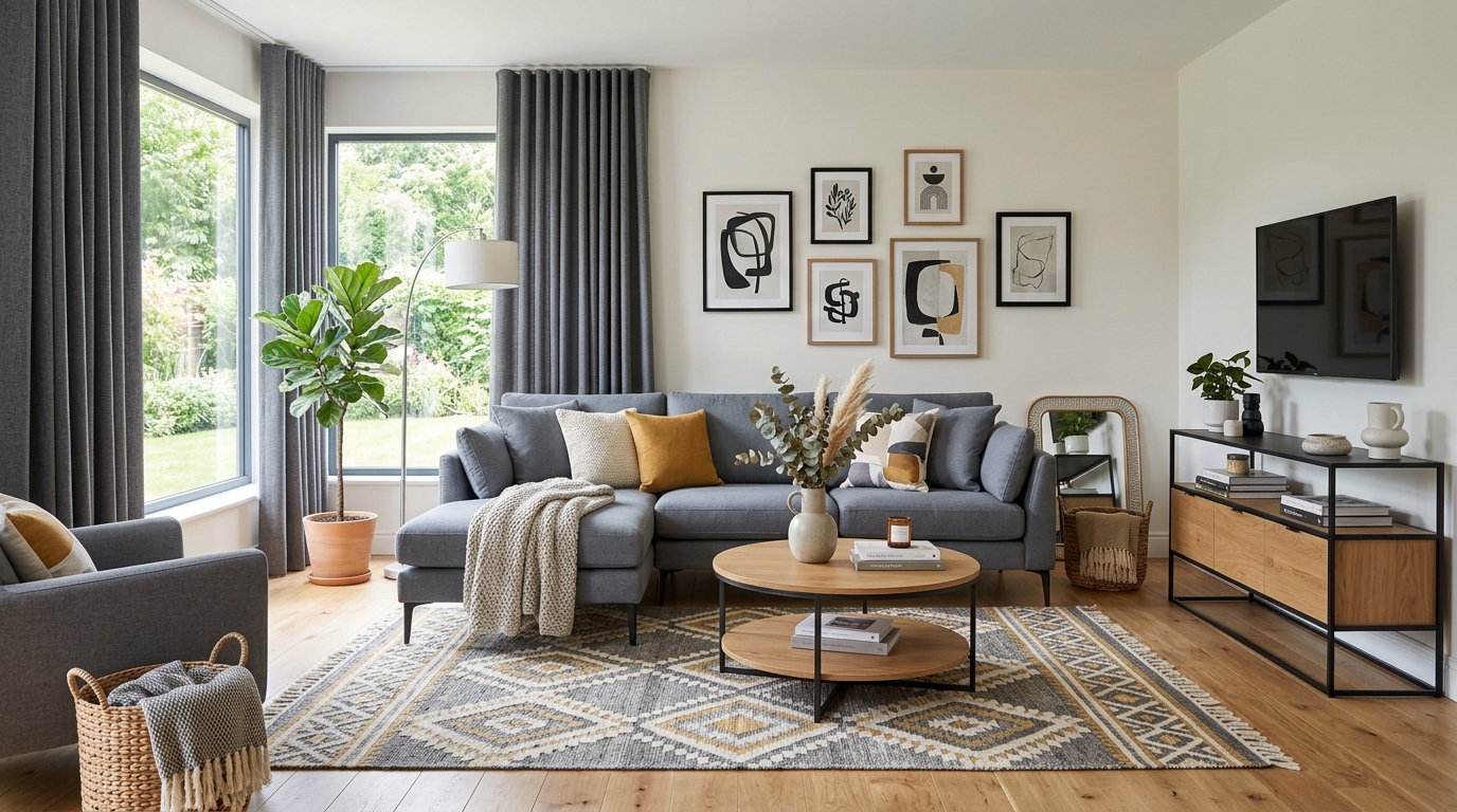Living Room Curtains Ideas